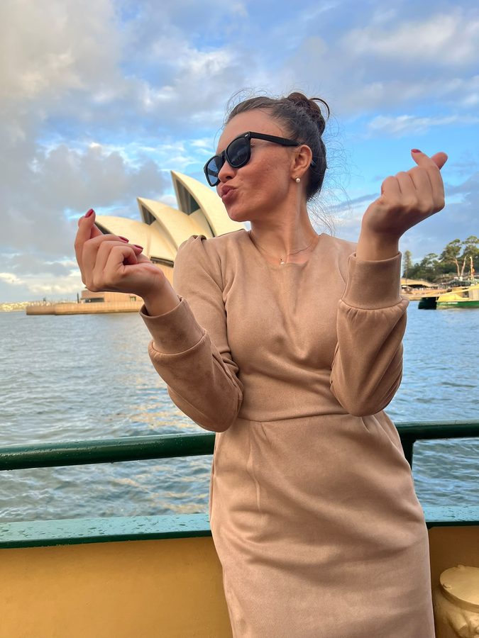 Alisa at the Sydney Opera House